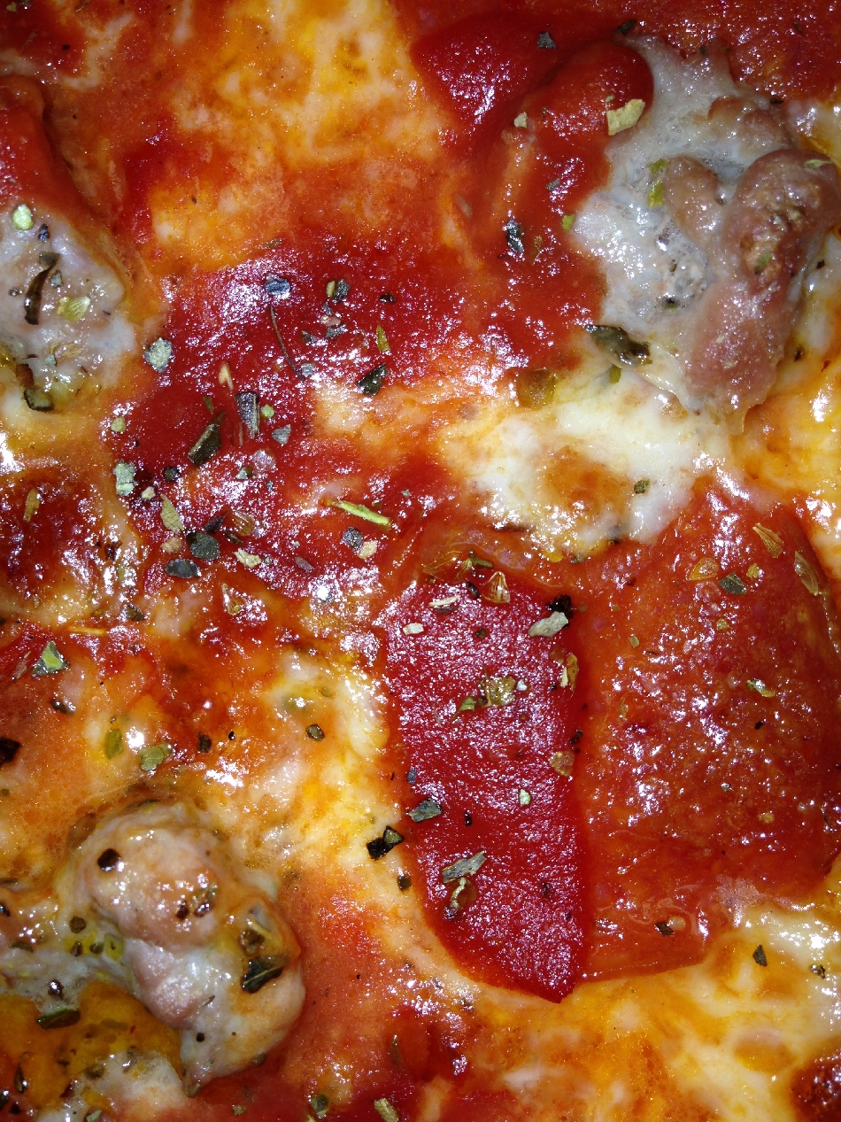Fricanos Crust Side Picture Pepperoni Pizza Pie